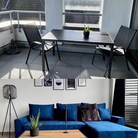 Piso Superior - Exklusives Apartment An Der Promenade Mit Rheinsicht & Loggia Emmerich Bagian luar foto